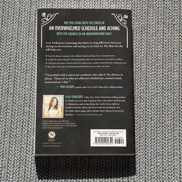 The Best Yes, by Lysa TerKeurst - Picture 2 of 3